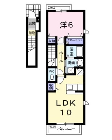 ラフレシールの物件間取画像